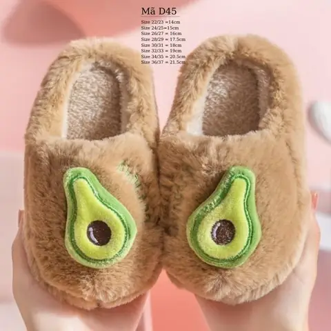Dép Bông Đi Trong Nhà Cute
