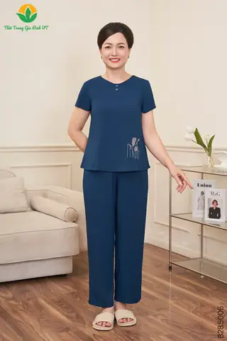 Đồ Bộ Trung Niên Vải Đũi