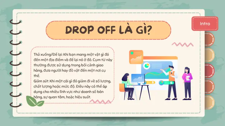 Drop Off Tiếng Anh Là Gì
