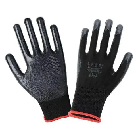 Găng Tay Vải Màu Đen