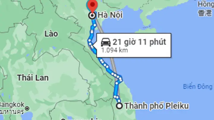 Gia Lai Cách Hà Nội Bao Nhiêu Km