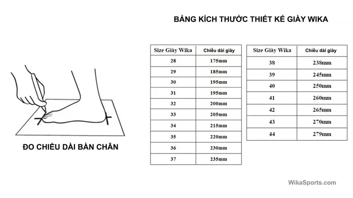 Giày Size 43 Dài Bao Nhiêu Cm
