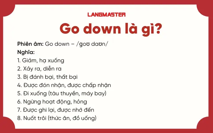Go Down With Là Gì