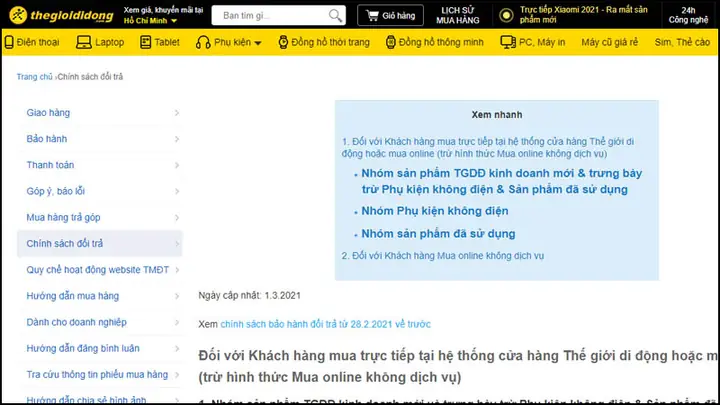Hang Doi Tra The Gioi Di Dong