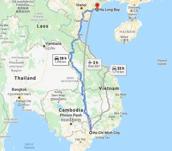 Ho Chi Minh City To Halong Bay