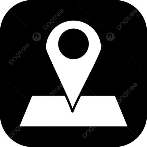 Icon Địa Chỉ Màu Trắng