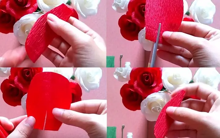 Làm Hoa Bằng Giấy Nhún Đơn Giản