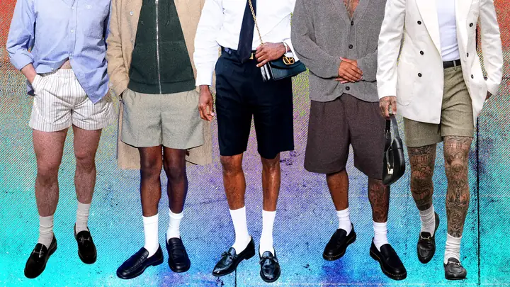 Loafers With The White Socks