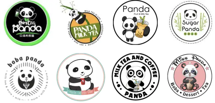 Logo Gấu Trúc Dễ Thương