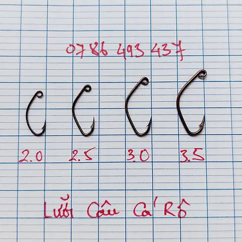 Lưỡi Câu Cá Rô Số Mấy