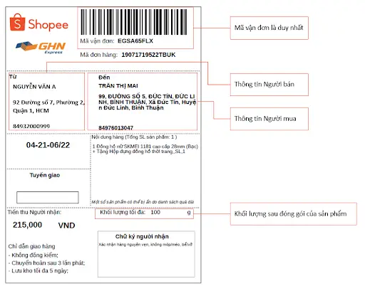 Mã Vận Đơn Shopee Là Gì
