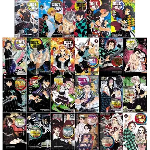 Manga Kimetsu Yaiba Có Màu