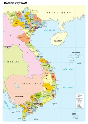 Map Các Tỉnh Việt Nam