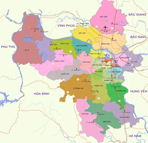 Map Hà Nội Mới Nhất