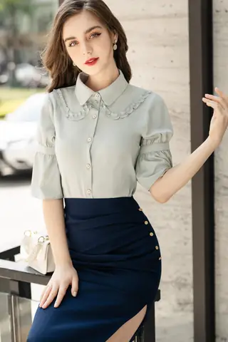 Mẫu Áo Sơ Mi Nữ Đẹp 2022