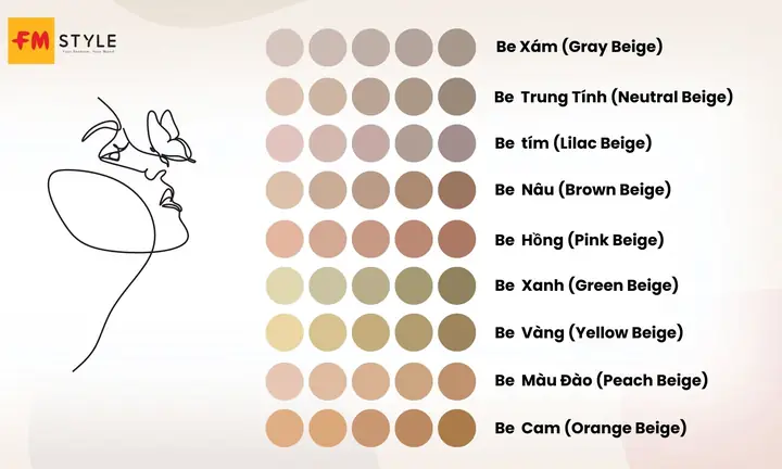 Màu Be Hợp Với Màu Gì