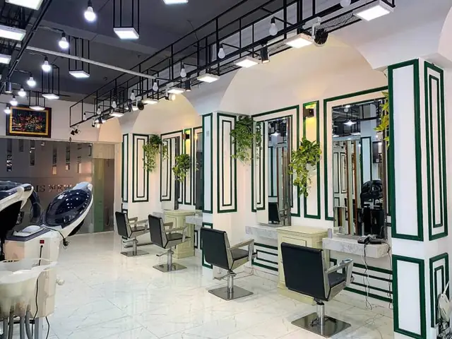 Mẫu Thiết Kế Tiệm Tóc Đơn Giản