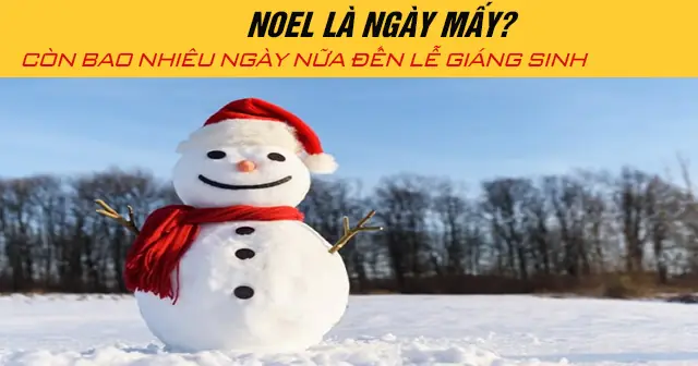 Noel Là Ngày Mấy? Còn Bao Nhiêu Ngày Nữa Đến Giáng Sinh 2026?