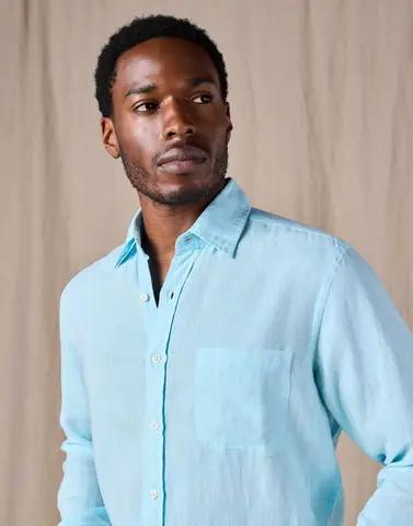Mens Long Sleeve Linen Shirts