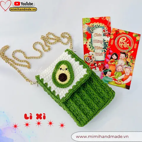Móc Len Túi Đựng Điện Thoại