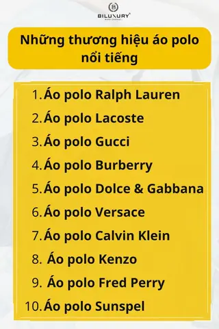 Những Hiệu Áo Nổi Tiếng