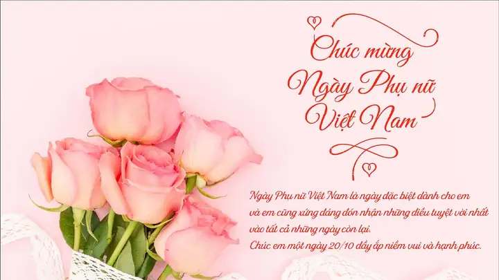 Những Lời Chúc Hay Ngày 20 10
