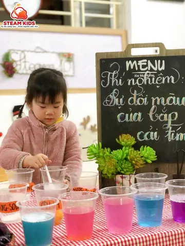 Nước Bắp Cải Tím Đổi Màu