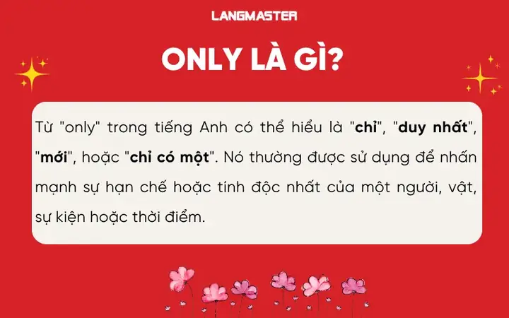 Only You Nghĩa Là Gì
