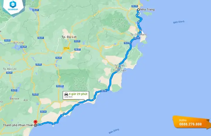 Phan Thiết Đi Nha Trang Bao Nhiêu Km