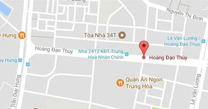 Phố Hoàng Đạo Thúy Map