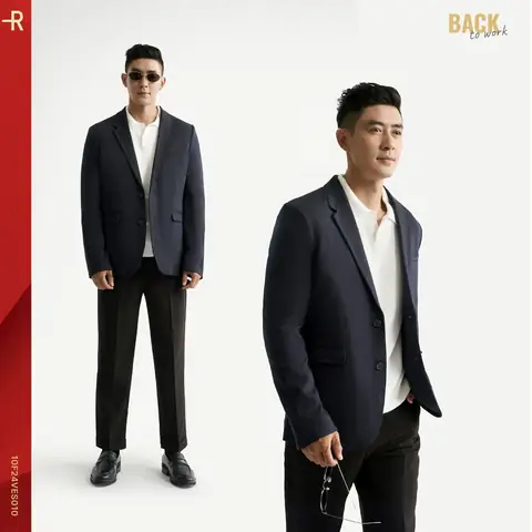 Phối Đồ Với Áo Blazer Đen Nam