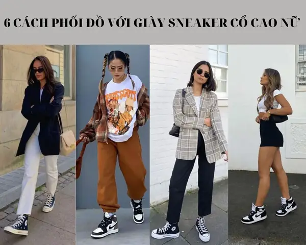 Phối Đồ Với Giày Cổ Cao Nữ