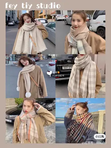Phối Đồ Với Khăn Quàng Cổ