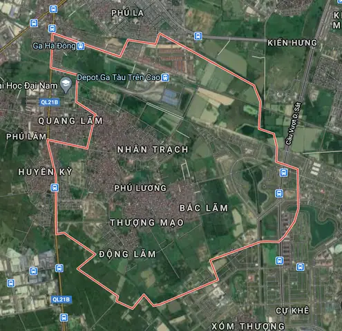 Phú Lương Hà Đông Map