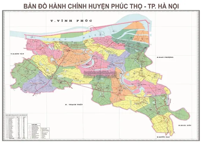 Phúc Thọ Hà Nội Map