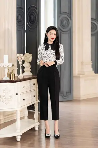 Quần Baggy Nữ Mặc Với Áo Gì