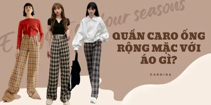 Quần Caro Đỏ Mặc Với Áo Gì