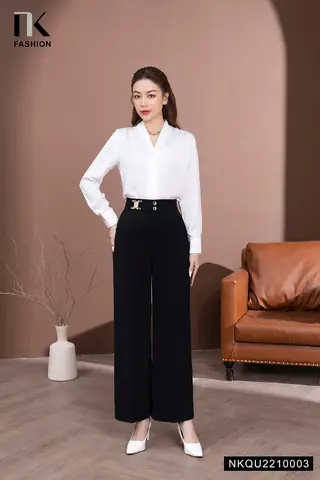 Quần Công Sở Ống Rộng