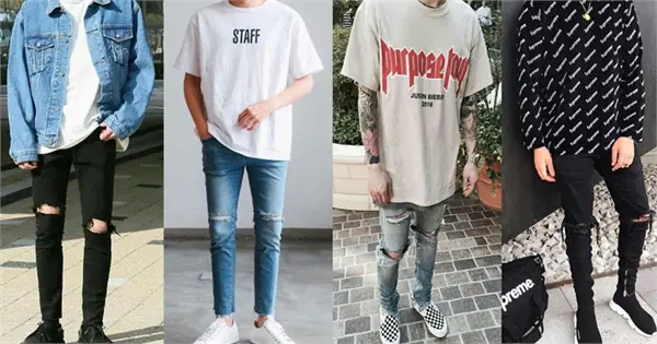 Cẩm Nang Toàn Diện Về Quần Jean Nam Rách Gối: Từ Lịch Sử Đến Xu Hướng & Cách Phối Đồ Chuẩn Style