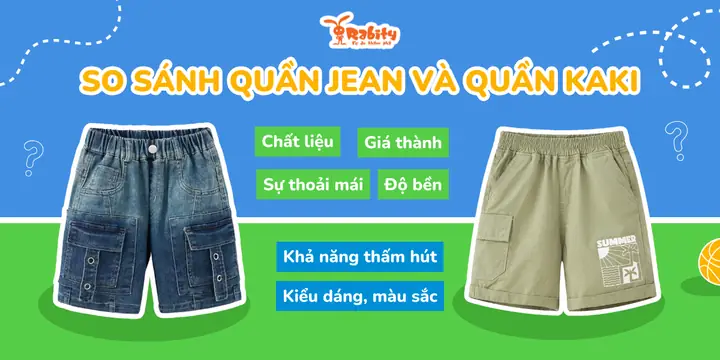 Quần Kaki Và Quần Jean