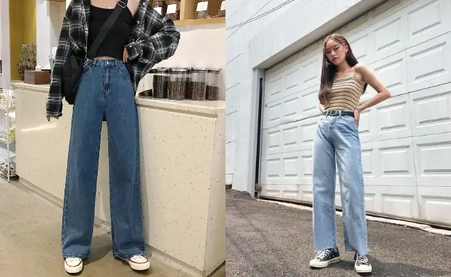 Quần Ống Rộng Đi Giày Gì