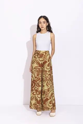 Quần Ống Rộng Họa Tiết