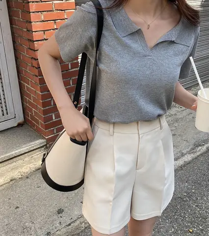 Quần Short Vải Nữ Hàn Quốc