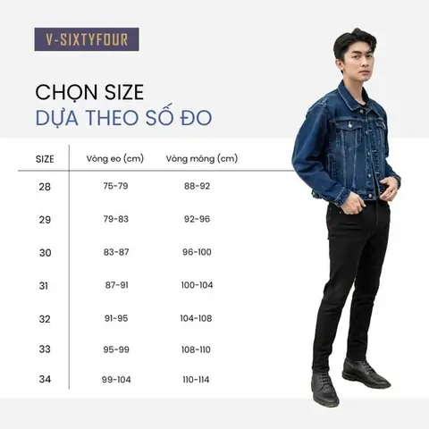 Quần Size 28 Eo Bao Nhiêu