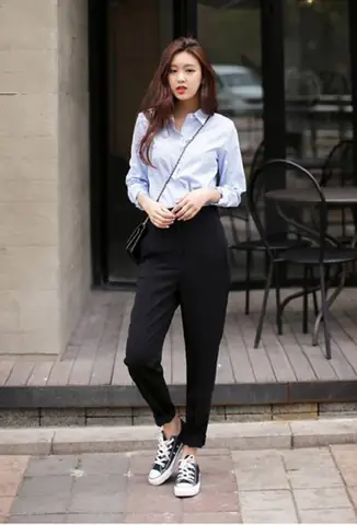 Quần Tây Giày Thể Thao Nữ