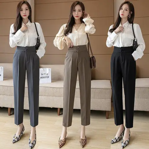 Quần Tây Nữ Hàn Quốc: Các Mẫu Phổ Biến Nhất & Bí Quyết Phối Đồ Chuẩn Phong Cách