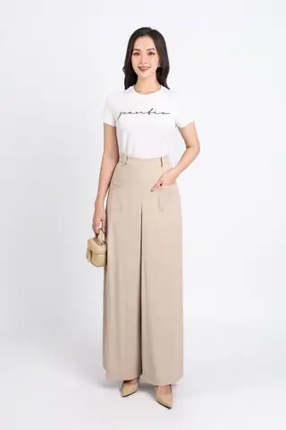 Quần Vải Ống Suông Nữ