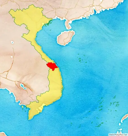 Quảng Nam Trên Bản Đồ Việt Nam