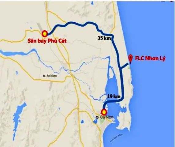 Sân Bay Quy Nhơn Map