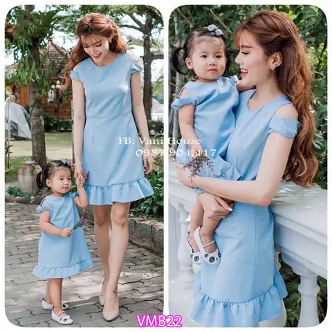 Set Váy Mẹ Và Bé